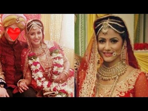 Hina Khan Real Wedding Pictures : Hina Khan With Latest Wedding Jewellery Page 6 Of 10 ...