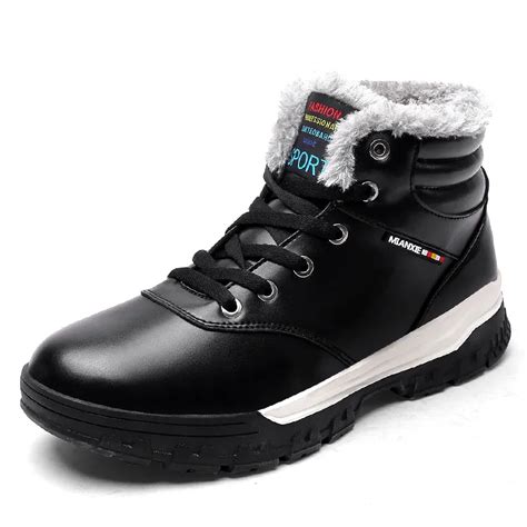 Onke Men's Winter Sneakers With Fur Big Size 48 Running Man Shoes Hot Sports Sneaker Male ...