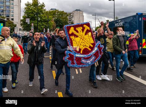 Football fans from across the Uk gather in Central London to march ...