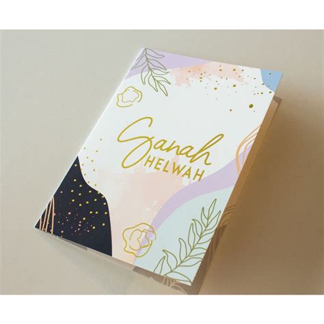 Contemporary Islamic Greeting Card - Sanah Helwah | Shopee Malaysia