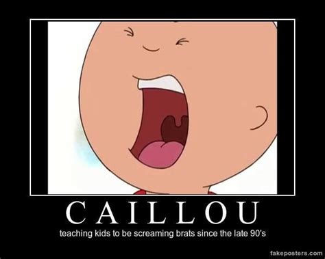 Caillou the Annoying memes plus Friday Frivolity - Munofore