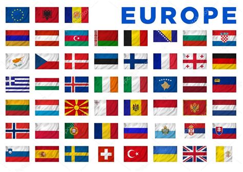 Europe Flags Countries