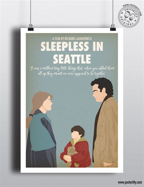 Sleepless in Seattle - Minimalist Movie Poster — Posteritty