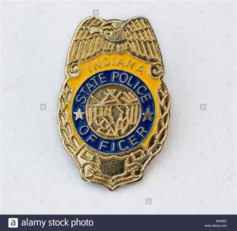 Indiana state police badge Stock Photo: 19741300 - Alamy