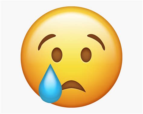 Download Crying Emoji Face [iphone Ios Emojis In Png] - Crying Emoji , Free Transparent Clipart ...