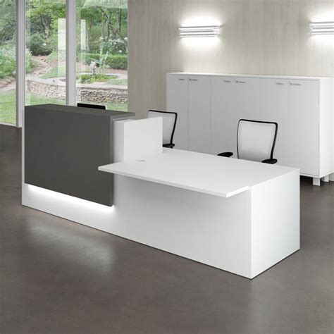 Corian Solid Surface White Modern Reception Counter Front Desk - China ...