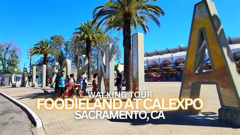 Exploring Foodieland in CalExpo, Sacramento, California USA Walking Tour #foodieland #sacramento ...