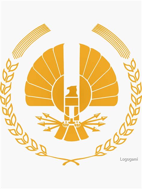 "Panem Logo" Sticker for Sale by Logogami | Redbubble