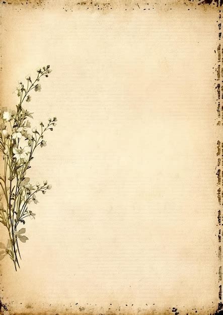 Premium Photo | A page with flowers and a page that says'white flowers