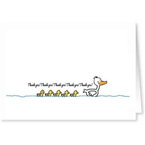 Stonehouse Collection Duck Thank You Note Cards -Boxed Set Cute Animals Note Cards (Ducks), 12 ...