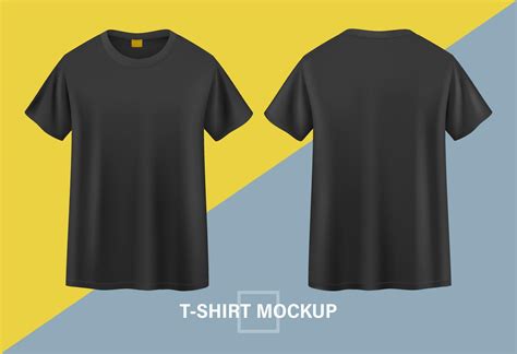 T-shirt mockup front and back illustrations 6317135 Vector Art at Vecteezy