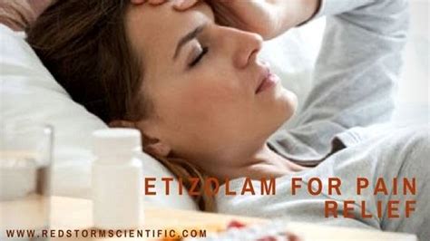 Etizolam for Pain Relief: Recommended Dosage and User Experiences | Redstorm Research