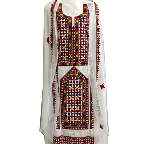 Balochi Embroidery Cotton Dress for Ladies. Buy Online.