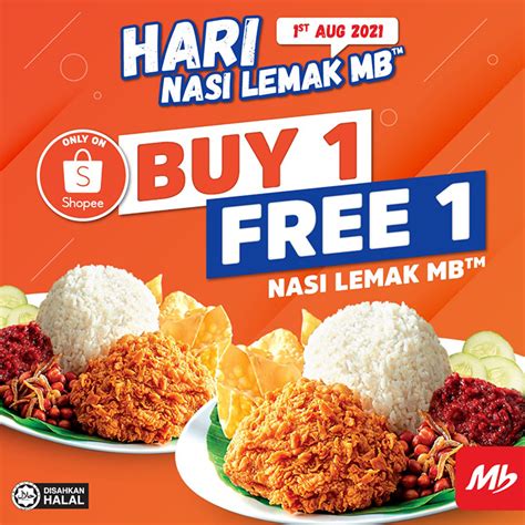 oh{FISH}iee: Marrybrown Nasi Lemak Day - Buy 1 FREE 1 Promo