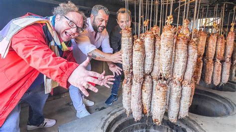 Most UNIQUE Street Food in Turkey - UNDERGROUND Kokorec FACTORY ...