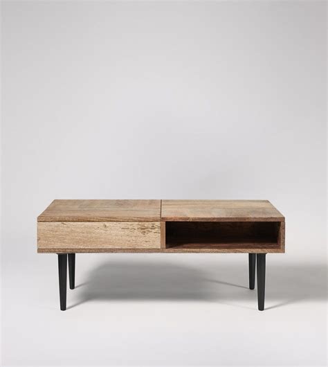 Negara Coffee Table, Mid Century Modern Style in Mango Wood | Mid century style coffee table ...