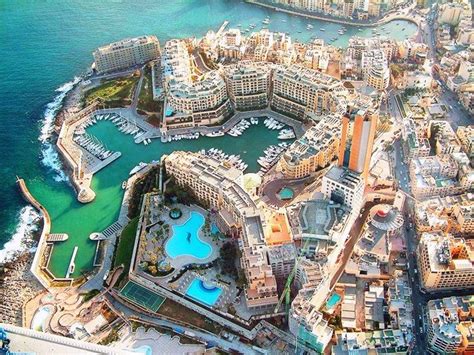 St Julians view from the sky, Malta Island | Travel around the world, Malta travel, Malta island