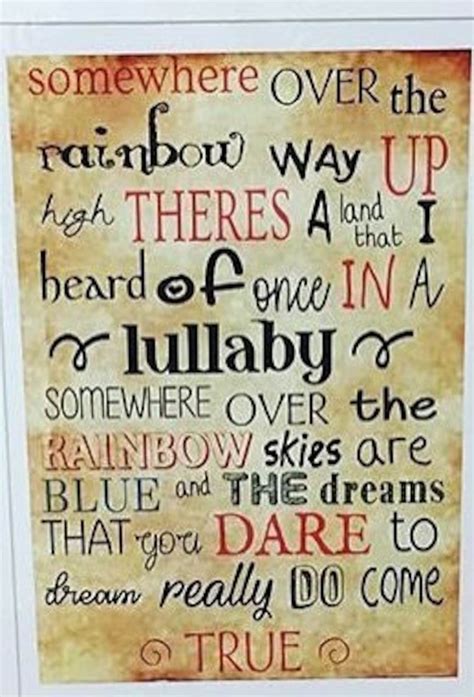 The Wizard of Oz Song Lyrics Framed Print - Etsy