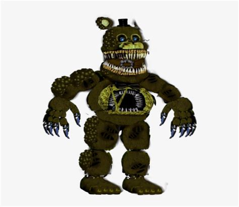 Fnaf Twisted Golden Freddy Transparent PNG - 530x632 - Free Download on NicePNG