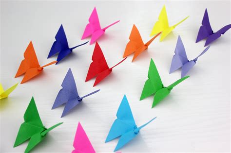 Ide Terpopuler Origami Butterfly, Hiasan Dinding