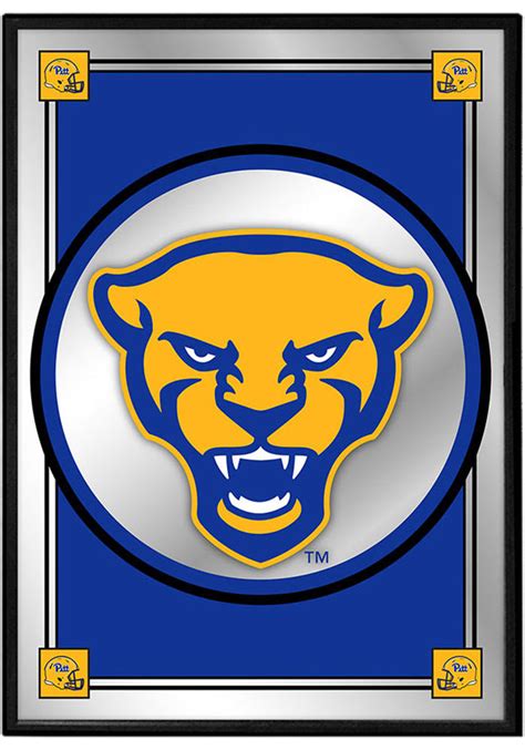 The Fan-Brand Pitt Panthers Mascot Team Spirit Mirrored Wall Sign