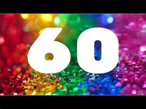 60 Second Countdown Timer - YouTube