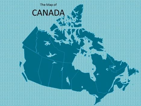 Map of Canada Template