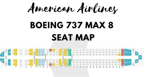 Boeing 737 Max 8 Seat Map (Airlines Configuration)