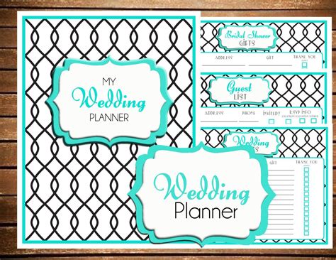 Wedding Planning Binder Printables