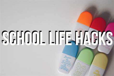 School Life Hacks- Back To School Week / Valblogin