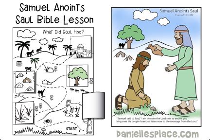 Samuel Anoints Saul Bible Crafts and Activities