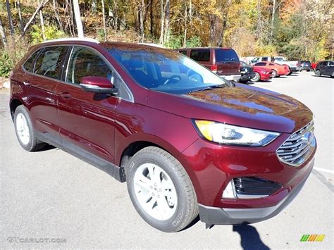 Burgundy Velvet Metallic Tinted 2020 Ford Edge SEL AWD Exterior Photo #135821053 | GTCarLot.com