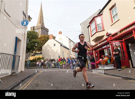 Ironman Tenby September 2014 Stock Photo - Alamy