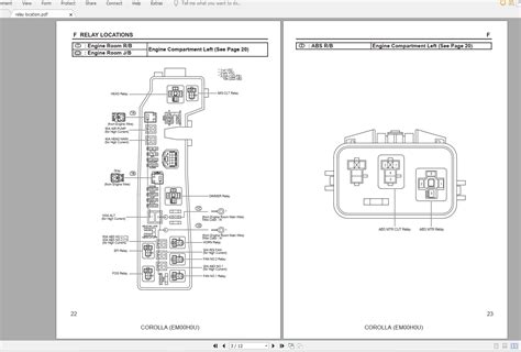 Toyota Corolla (USA) [2006] Electrical Wiring Diagram