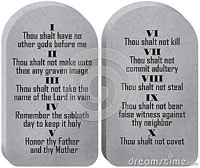 Ten Commandments Tablets Stock Photo | CartoonDealer.com #5548826