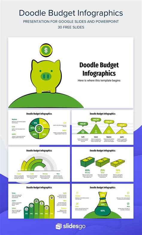 Doodle Budget Infographics for Google Slides and PowerPoint | Infographic, Budgeting, Google slides