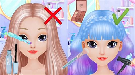 Permainan Anak Perempuan Salon Kecantikan Berdandan Sangat Cantik - YouTube