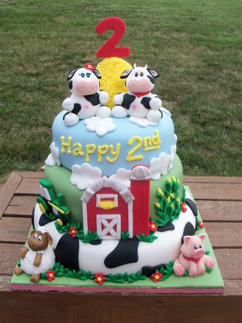 Farm Theme Bday Cake - CakeCentral.com