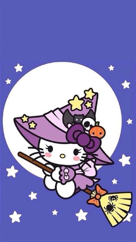 Hello Kitty Halloween 🎃 | Hello kitty halloween wallpaper, Hello kitty ...