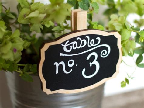 21 DIY Wedding Table Number Ideas | DIY
