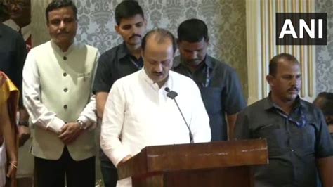 Maharashtra politics: NCP leader Ajit Pawar takes oath as Deputy Chief ...