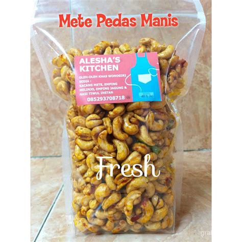 1Kg Kacang mete/mede/mente Rasa PEDAS MANIS 6QZ0 | Shopee Philippines