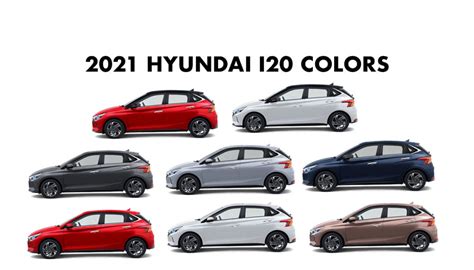 2021 Hyundai i20 Colors: Red, White, Silver, Grey, Starry Night - GaadiKey