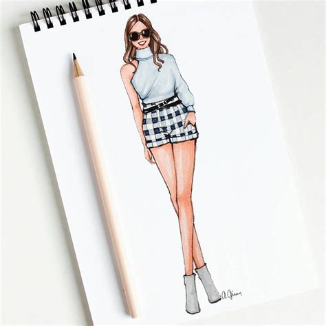 "Everything is hard before it is easy." ⛵🌄 | Fashion illustration ...