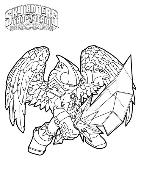 Knight Light Skylanders Coloring Page - Free Printable Coloring Pages