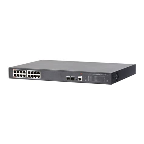 16-PORT POE GIGABIT MANAGED SWITCH + 2 X BASE-X PORTS - Pipl.System