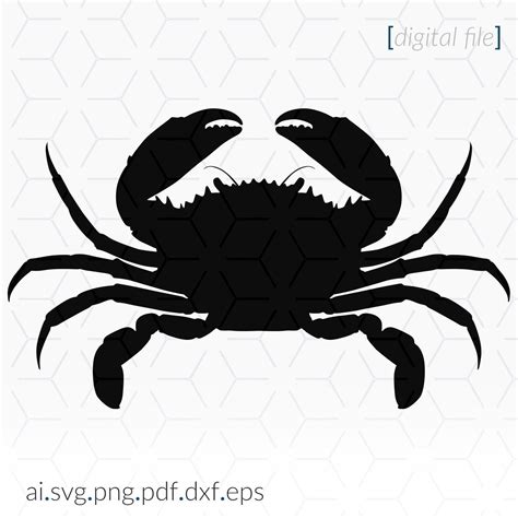 Paper, Party & Kids Crab Graphics Beach Svg Crab Clip Art Crab Monogram Svg Svg Files for Cricut ...