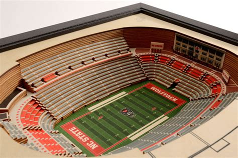 NC State Wolfpack | 3D Stadium View | Carter-Finley Stadium | Wall Art ...