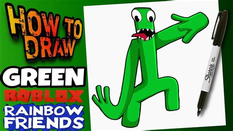 Como Dibujar A Green De Roblox Rainbow Friends How To Draw Green From ...