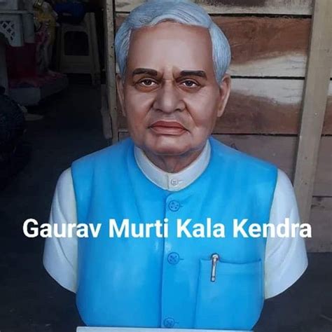 Multicolor Marble Atal Bihari Vajpayee Statue, Outdoor, Size: 24 Inch (height) at Rs 35000 in Jaipur